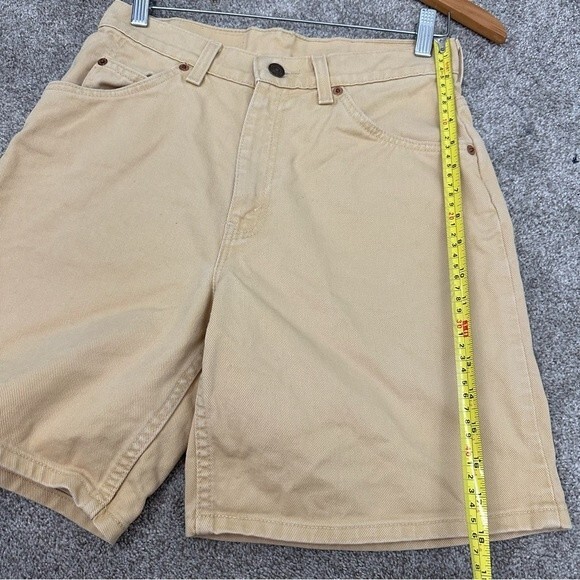 Levi’s Vintage Orange Tab 950 Relaxed Fit Bermuda Jean Shorts Size 9 - Picture 10 of 16
